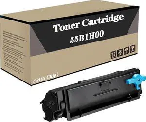 Ennovor 55B1H00 Black High Yield Toner Cartridge (New Chip) Replacement Compatible for Lexmark MS331dn MS431dn MS431dw MX331adn MX431adn MX431 MX432 Printer, High Yield 6,00 1Pack