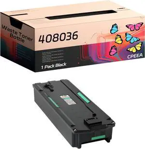 Ennovor 408036 Waste Toner Bottle Compatible with Ricoh MP C4503 C4504 C4504ex C501SP C5503 C6003 C6004 C6004ex Printers, High Yield 110000 Pages, Reliable Performance (Black)