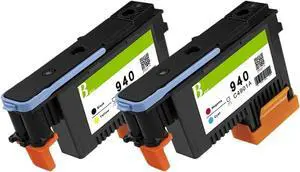 Ennovor 2 Packs 940 Print Head C4900A C4901A Printhead Compatible for HP Officejet Pro 8000 8500 8500A 8500A Plus 8500A Printer