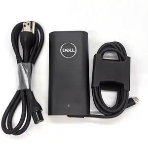 Dell 100W Laptop Charger USB C Type C AC Adapter, XPS 14 9440 AC Charger, Latitude 9440 AC Adapter, Black, DA100PM220