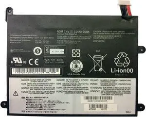 42T4965 42T4963 42T4964 42T4985 Laptop Battery Compatible with Lenovo ThinkPad 1838 10.1" Tablet PC 7.4V 25Wh 3.25Ah