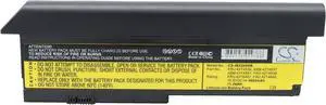 HongQJY New Replacement Battery for ThinkPad Elite X200, ThinkPad X200s 74698U, ThinkPad X200s SL9400 (6600mAh) 3R9255, 42T4534, ASM 42T4541, FRU 42T4535, Fur 42T4649