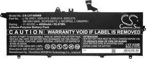 HongQJY New Replacement Battery for T490s 20NX001FCD, ThinkPad T495s-20QKS01E00 (4850mAh) 02DL013, 3ICP5/88/73, 5B10W13909, L18M3PD2, SB10K97651, SB10K97652