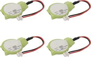Synergy Digital CMOS/BIOS Batteries, Compatible with IBM ThinkPad 2655-27A CMOS/BIOS, (Li-Ion, 3V, 200 mAh), Replacement for Evesham 02K6541 Battery, Combo-Pack Includes: 4 x SDBU-L6915 Batteries