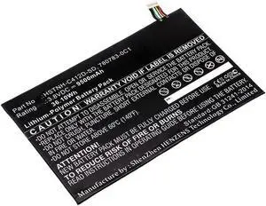 Synergy Digital Tablet Battery, Compatible with HP HSTNH-C412D-SD Tablet, (Li-Pol, 3.8V, 9500mAh) Ultra High Capacity, Replacement for HP 780731-2C1, 780783-0C1, 782644-005, 799168-001 Battery