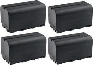 Kastar NP-F750 / NP-F770 Battery 4-Pack Replacement for GVM GVM-TL15RS GVM 20W GVM LT-10S GVM RGB-10S GVM RGB-10W GVM-7W GVM-RGB9S GVM RGB-9W GVM-6W GVM FS03R GVM-Y1 GVM S200 GVM-5W GVM Wand Light