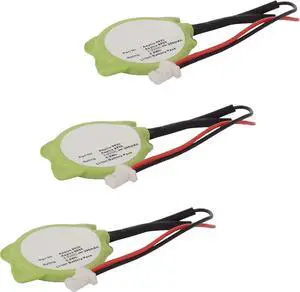 Synergy Digital CMOS/BIOS Batteries, Compatible with Panasonic Toughbook CF-C1 CMOS/BIOS, (Li-Ion, 3V, 200 mAh), Replacement for Acer 02k6486 Battery, Combo-Pack Includes: 3 x SDBU-L6902 Batteries