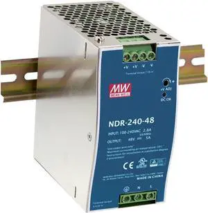 [DIN Rail] Mean Well NDR-240-48 48V 5A 240W Single Output Industrial Power Supply