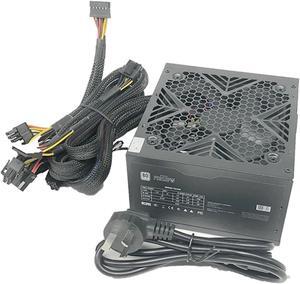 Desktop Computer Power Supply PS650Pw 600W 110V-230v Black Silent