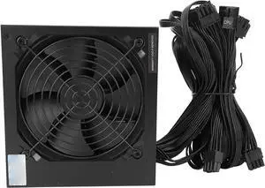 700W ATX Power Supply with 120mm Black Fan, Dual Core Platform for Win10 System Continuous Power Gaming PSU, for ATX Case Desktop