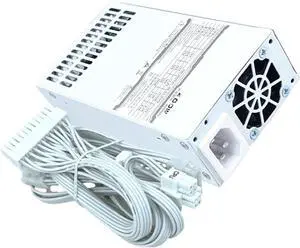 300W White Module 1U Power Supply Small Size for Home Entertainment Systems and Small Servers Quiet