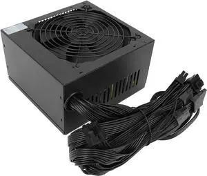500W ATX PC Power Supply, ATX Power Supply with 6+2Pin to 6+2Pin Graphics Card Interface, Passive Full Voltage Fan, 4+4Pin CPU Gaming PSU