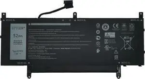 N7HT0 Laptop Battery 52Wh 6500mAh 4-Cell 7.6V Compatible with Dell Latitude 9510 9520 / Latitude 9520 2-in-1 Series TVKGH V5K68 N2NLL HYMNG 08NFC7 N7HTO 0PKW00 089GNG 0HYMNG