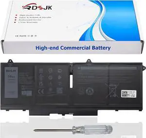 FK0VR 8P81K 293F1 Laptop Battery for Dell Latitude 5330 5430 5530 7330 7430 7530 Latitude 5330 7330 7430 2-in-1 Series 8H6WD 08H6WD 01VX5 001VX5 404T8 0404T8 PX0GF 0PX0GF 51R71 051R71 HFN8K 15.2V 58Wh