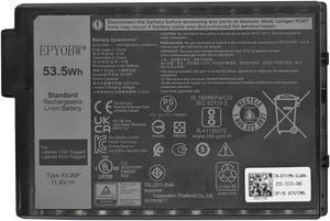 XVJNP Laptop Battery 53.5Wh Compatible with Dell Latitude 7330 5430 Rugged Extreme/Pro Rugged 13 RA13250 14 RB14250 / P148G P149G Series 6JRCP 06JRCP M0TN3 0M0TN3 KD1CT 451-BCWQ