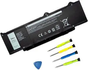 54Wh 11.4V DR02P Laptop Battery Replacement for Dell Latitude 5440 5450 5540 5550 Precision 3480 3490 3580 3590 Series 803W6 0803W6 2X1V9 02X1V9