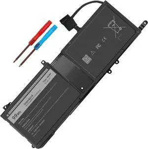 9NJM1 Battery Alienware,9njm1 Laptop Battery for Dell Alienware 15 R3 15 R4 17 R4 17 R5 Series 9NJMI 44T2R MG2YH 0MG2YH 01D82 HF250 0HF250 546FF 0546FF P31E P31E001 P31E002 P69F P69F001 P69F002