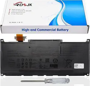 MN79H Laptop Battery for Dell XPS 13 Plus 9320 P151G i5 93204K XPS 9320 XPS9320 XPS9320-7523BLK-PUS XPS9320-7585SLV-PUS Series J7H5M 0J7H5M NXRKW 0NXRKW 0MN79H 11.55V 55Wh