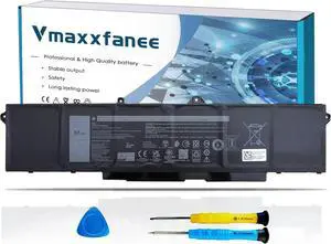 9JRV0 Laptop Battery Compatible with for Dell Precision 3561 3571 / Latitude 5521 5531 / Alienware m17 R5 AMD Series Laptop 00P3TJ 0P3TJ 05RGW 0R05P0 R05P0 11.4V