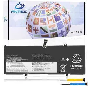 ANTIEE L21M4PE2 L21C4PE2 L21D4PE1 Laptop Battery Replacement for Lenovo Yoga 6-13ABR8 Yoga 6-13ALC7 L21L4PE2 SB11F29412 5B11F29411 SB11F29410 5B11F29414 SB11F29418 5B11F29421 15.52V 59Wh 3815mAh