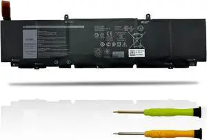 XG4K6 97Wh Laptop Battery Compatible with Dell XPS 17 9700 9710 9720 17-9700-D1741S Precision 5750 5760 5770 Series 0XG4K6 01RR3 5XJ6R 0F8CPG F8CPG 0YY3V KVPMY KRDHV 3ICP7/54/65-2 11.4V 6-Cell