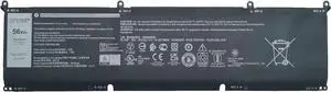 8FCTC Laptop Battery 56Wh 11.4V Compatible with Dell Alienware M15 R3 M15 R4 M15 R5 M15 R6 M15 R7 M16 R1 M17 R3 M17 R4 / XPS 9500 9510 / Inspiron 7510 5620 7610 Series 69KF2 08FCTC 70N2F
