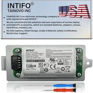6.93Wh NEX-900926 Smart Battery Compatible with Dell EqualLogic Module Type 15 Type 18 Type 19 PS4210 PS6210 PS6610 Controller Series 010DXV 0FK6YW 0K4PPV 0KVY4F 0M1GDN NEX-900926-A [2-Cell]