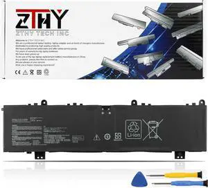 ZTHY C41N2103 Laptop Battery Replacement for Asus ROG Zephyrus Duo 16 GX650RM GX650RS GX650RW GX650RX NR2202RM NR2202RS NR2202RW NR2202RX GX650RM-LS016W Series 0B200-04120000 4ICP5/63/113 15.4V 90Wh