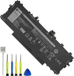 GHJC5 59.6Wh Battery Replacement for Dell Latitude 9430 2-in-1 9420 2-in-1 Series Latitude 9430 9420 Series 3VV58 0JJ4XT 0VTH85 11.55V 4900