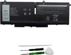07KRV Replacement Laptop Battery for Dell Latitude 5430 5530 Precision 3570 P104F P104F005 P137G P137G004 Series H4PVC 0H4PVC Y86WG 0Y86WG 08WRCR 078FWY 4FVJG O7KRV