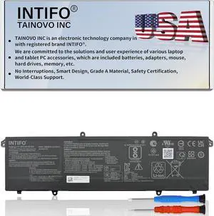 42Wh C31N2201 Laptop Battery Compatible with Asus Vivobook X1504VA X1504ZA F1504ZA F1605PA F1605ZA S1605PA S1605VA X1605VA Go 15 E1504FA E1504GA S1504FA S1504GA M1605YA X1605EA X1605ZA Series