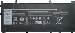 VG661 Laptop Battery 80.5Wh 6709mAh 6-Cell 11.4V Compatible with Dell Alienware X14 R1 / Alienware X14 R2 Series 0GD3C9 GD3C9 0V4N84 V4N84 31CP5/46/95-2