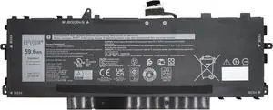 GHJC5 Laptop Battery 59.6Wh 4900mAh 3-Cell 11.55V Compatible with Dell Latitude 9420 9430 / Dell Latitude 9420 9430 2-in-1 Series 3VV58 0JJ4XT
