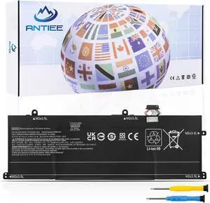 WE04XL Laptop Battery Replacement for HP Envy X360 16-AC 16-AD 2-in-1 Spectre X360 14-EU 2-in-1 Pavilion Plus 16-AB 16T-AB Pavilion Plus 14-EW 14-EY Series N39817-CF1 HSTNN-WB0F N39857-005 68Wh 7.72V