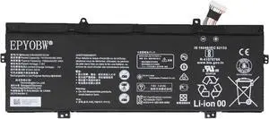 HB4593R1ECW Laptop Battery 56.3Wh 7410mAh 7.6V Compatible with Huawei i5 i7 MateBook X Pro 14 KLV-W29 KPL-W00 / Honor Magic Book Series HB4593R1ECW-22A HB4593R1ECW-22B HB4593R1ECW-22C