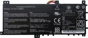 B41N1304 0B200-00530000 Laptop Battery Compatible with ASUS VivoBook S451LA S451LB B41BK4G V451LN V451LA-DS51T K451L Series(14.4V 46Wh)