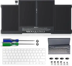 Replacement Laptop Battery for Apple MacBook Air 13 inch A1466 and A1369 with Screw Set