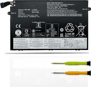 L17M3P51 01AV446 Laptop Battery fit for Lenovo ThinkPad E14 E15 E480 E485 E495 E580 E585 E490 E590 E595 E14 E15 Gen 1 (2019)Series L17C3P51 SB10K97609 01AV448 L17M3P52 01AV447 L17L3P51 01AV445