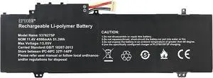 5376275P Laptop Battery 51.3Wh 4500mAh 3-Cell 11.4V Compatible with Gateway GWTN141-10BK / GWTN141-4 / GWTN156-5BL / Gwtn141-4bl Series UTL-509068-3S NV-509067-3S