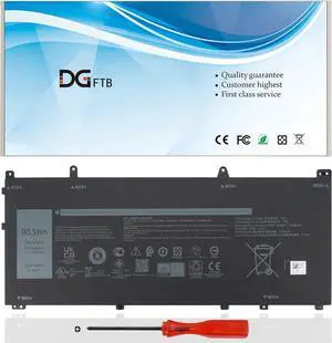 VG661 Laptop Battery Replacement for Dell for Alienware X14 R1 X14 R2 Series 0GD3C9 GD3C9 0V4N84 V4N84 Notebook (11.4V 80.5Wh/6709mAh/6-Cell)