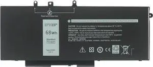 GJKNX Laptop Battery 68wh Compatible with Dell Latitude 5288 5480 5488 5490 5495 5580 5591 E5280 E5490 E5580 E5590 / Precision 3520 3530 / P72G001 P60F001 GD1JP DY9NT 5YHR4 451-BBZG