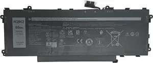 GT6TK Battery 60Wh 5065mAh Replacement for Dell Latitude 9440 2-in-1 9450 2-in-1 Series K2CPY 31CP5/81/75 11.55V 3-Cell