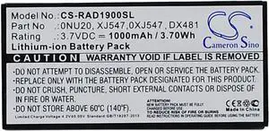 VINTRONS 1000mAh Replacement Battery for DELL 0NU209, U8735, WY335