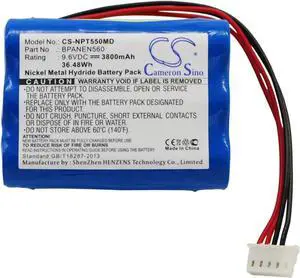 Replacement Compatible with Battery Nellcor Puritan Bennett 069308, BPANEN560, EE090298, M6008-0 N550B, N-550B, N560, N-560