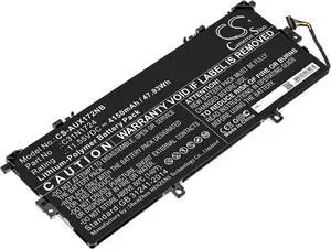 HongQJY New Replacement Battery for U3100FAL, ZenBook 13 UX331FA-A3071T, Zenbook UX331FAL-EG028T (4150mAh) 0B200-02760400, C31N1724