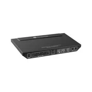 AV Access KVM Switch for 4 Computers 1 Monitor, 4K@60Hz HDMI KVM Switch with Hotkey Switch, Button Switch, Remote Switch