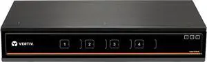 Vertiv Cybex Secure 4K UHD KVM 4-Port DisplayPort DH NIAP EAL4+ TAA (SC940D-001)