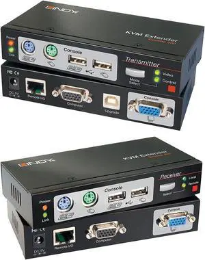 LINDY 39378 CAT5 USB and VGA KVM Extender Kit Upto 300 m