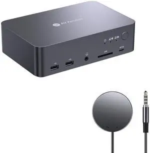 AV Access KVM Switch Dock Bundle with Wired Remote Controller