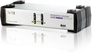 ATEN CS1742 2-Port USB VGA Dual Display/Audio KVMP Switch